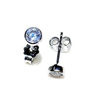 Boucles d'oreilles Femme Punto luce in Or blanc Cubic Zirconia